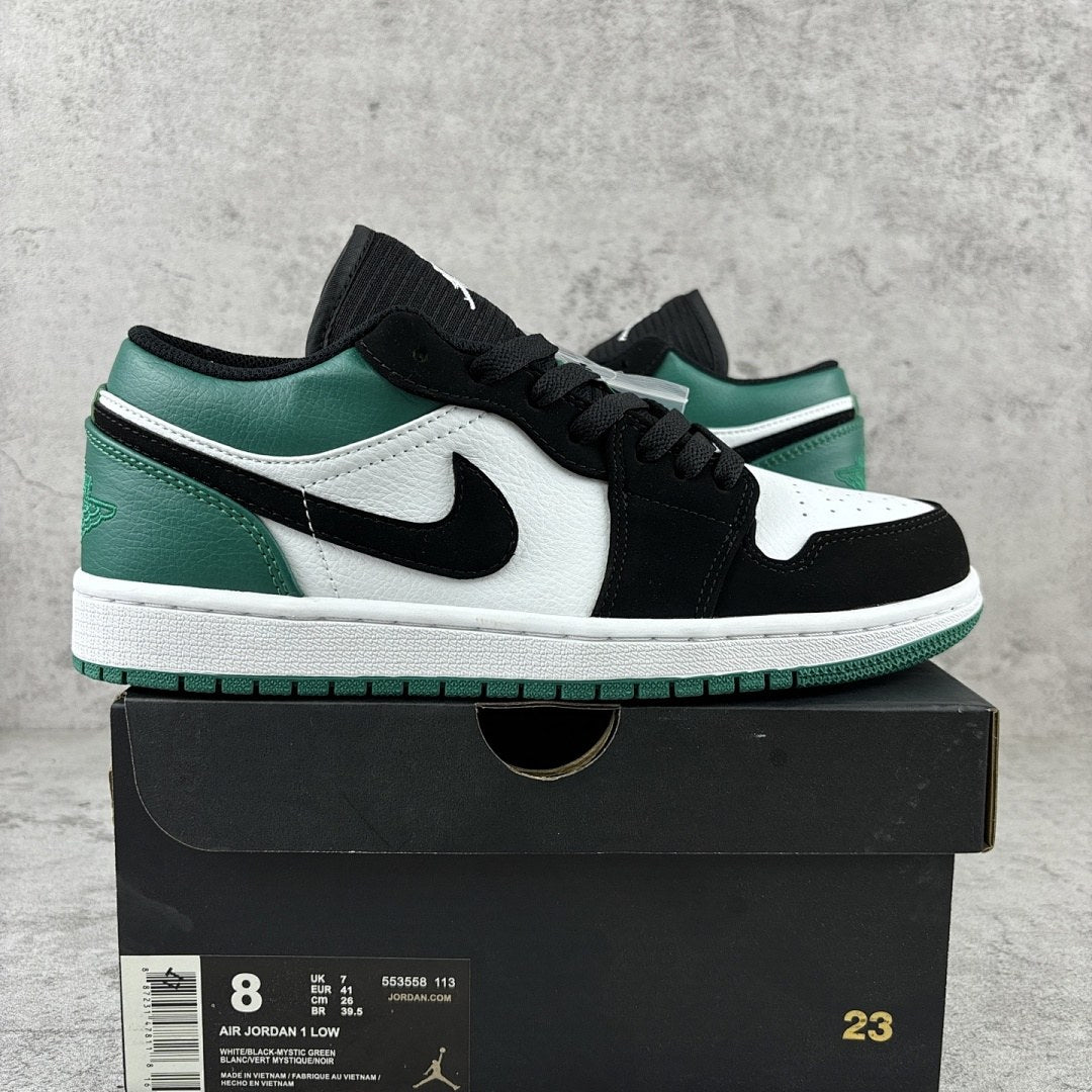 Air Jordan 1 Low Green Black Toe