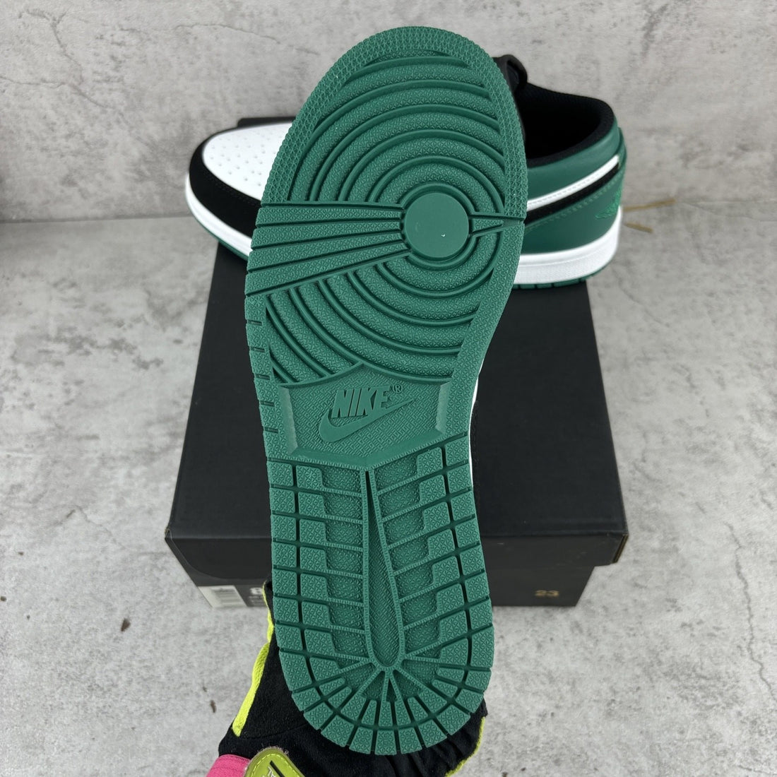 Air Jordan 1 Low Green Black Toe