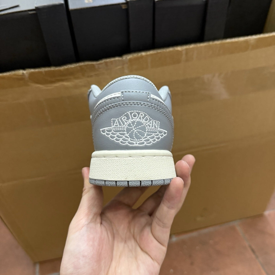 Air Jordan 1 Low Grey Cream