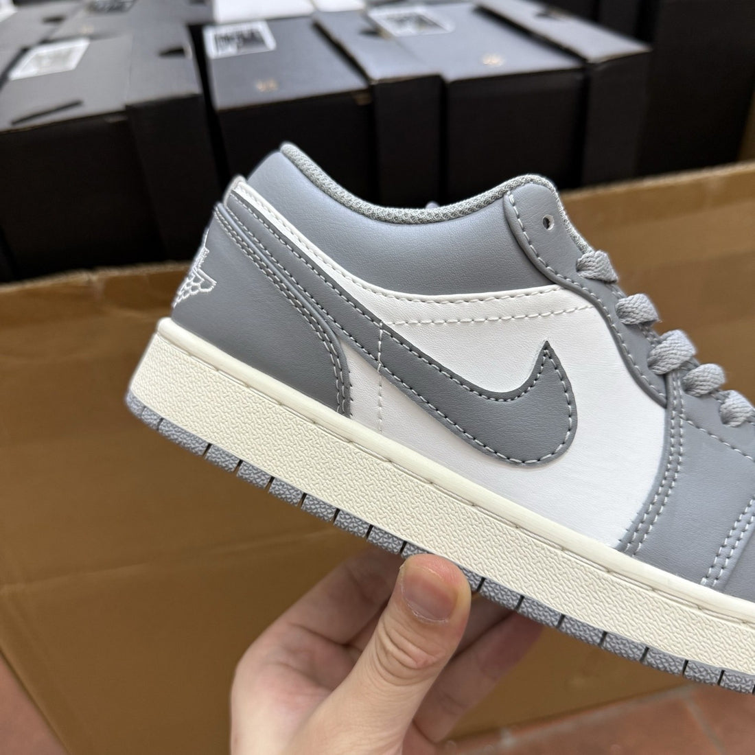 Air Jordan 1 Low Grey Cream