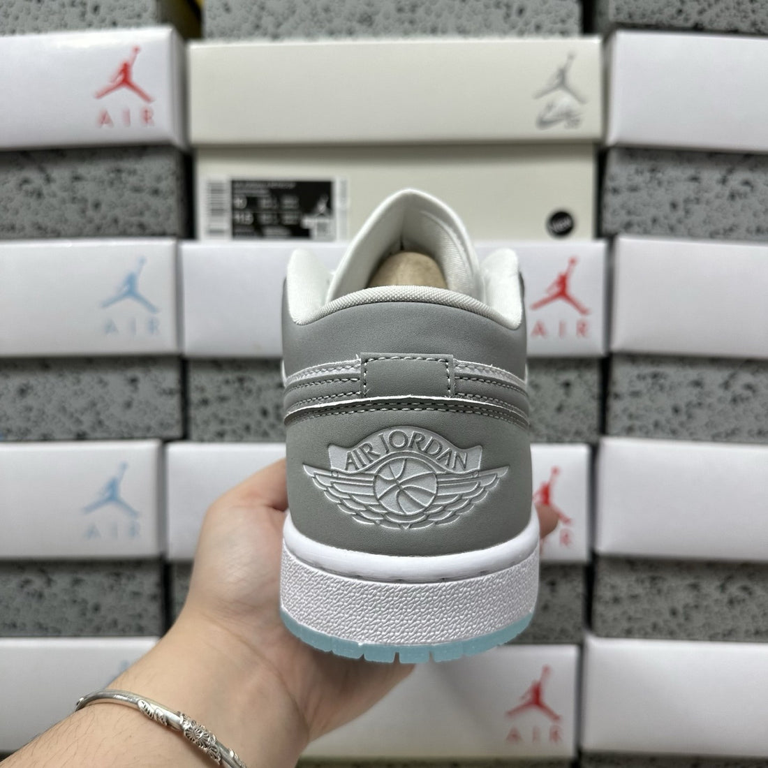 Air Jordan 1 Low Grey Ice
