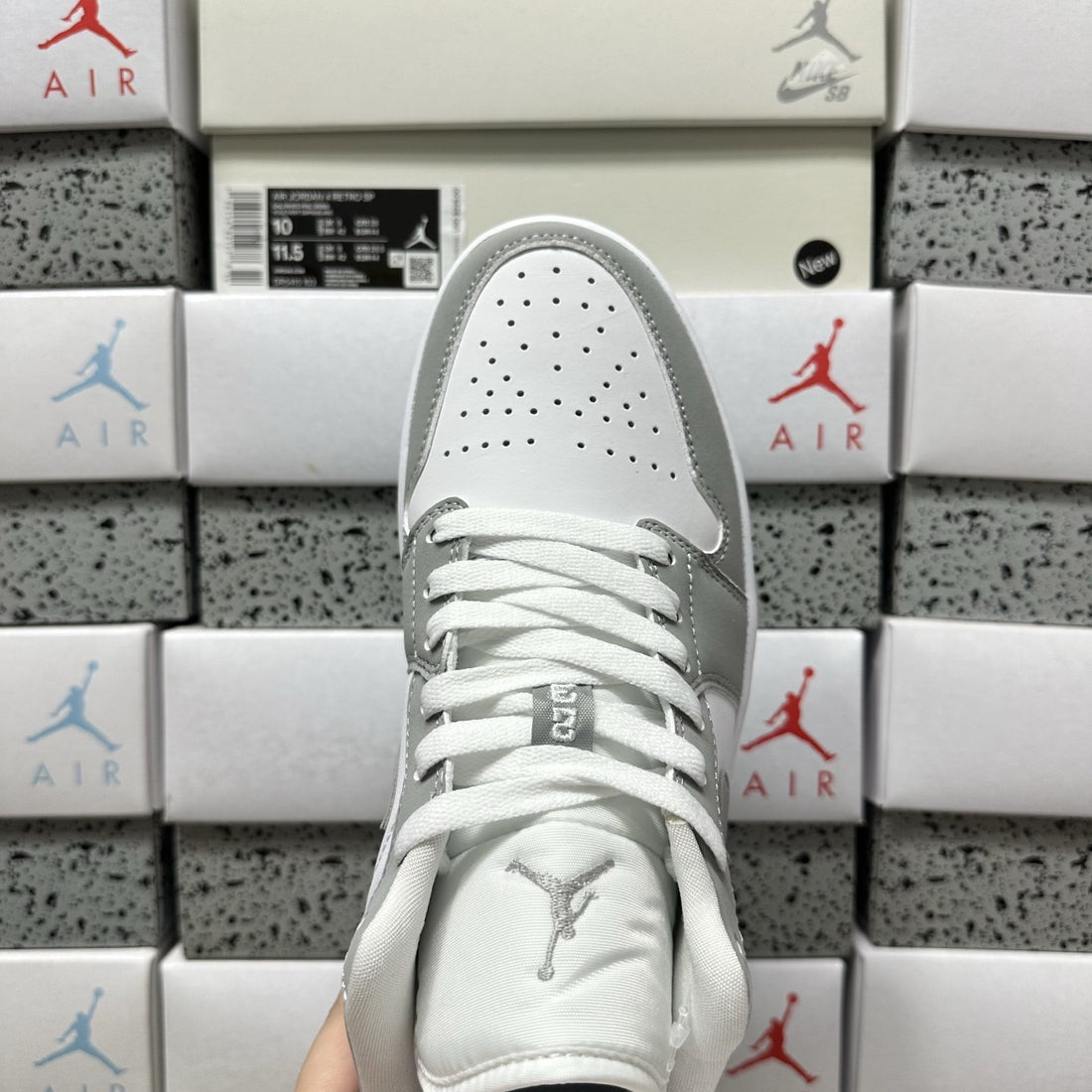 Air Jordan 1 Low Grey Ice