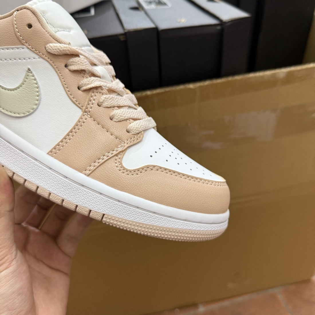 Air Jordan 1 Low Guava Sail