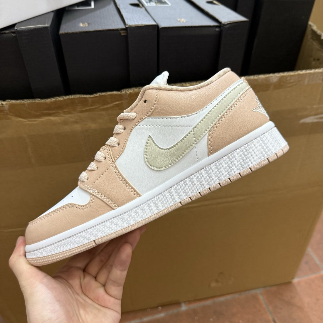 Air Jordan 1 Low Guava Sail