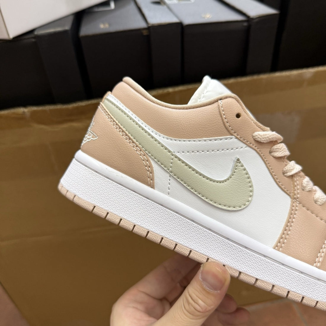 Air Jordan 1 Low Guava Sail