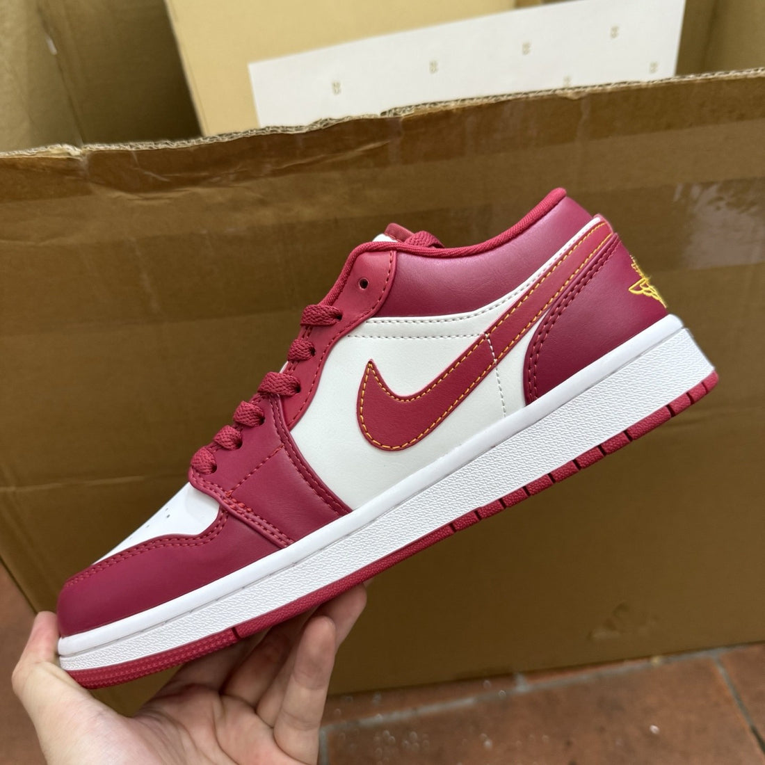Air Jordan 1 Low Gym Red Sail