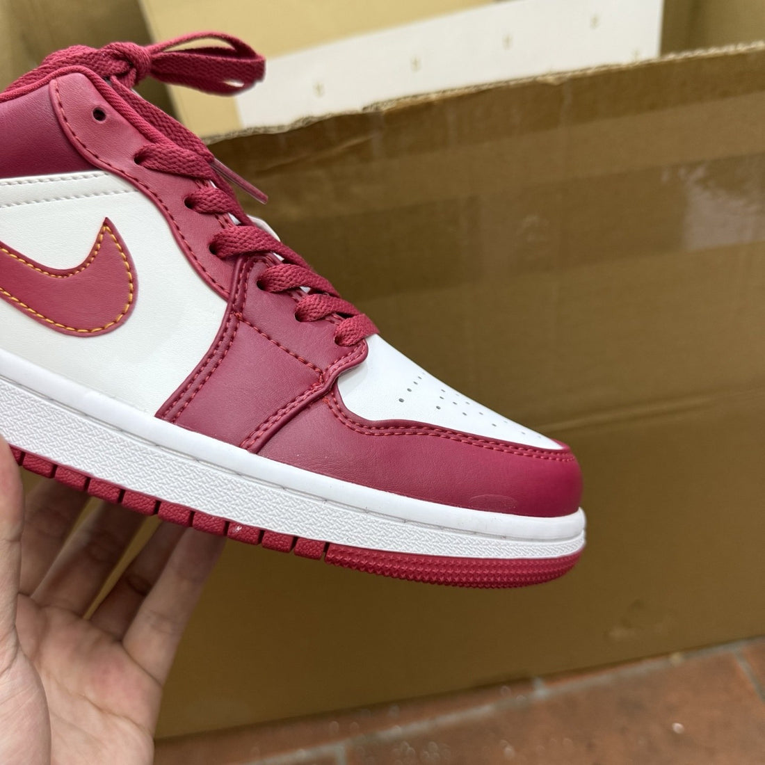 Air Jordan 1 Low Gym Red Sail