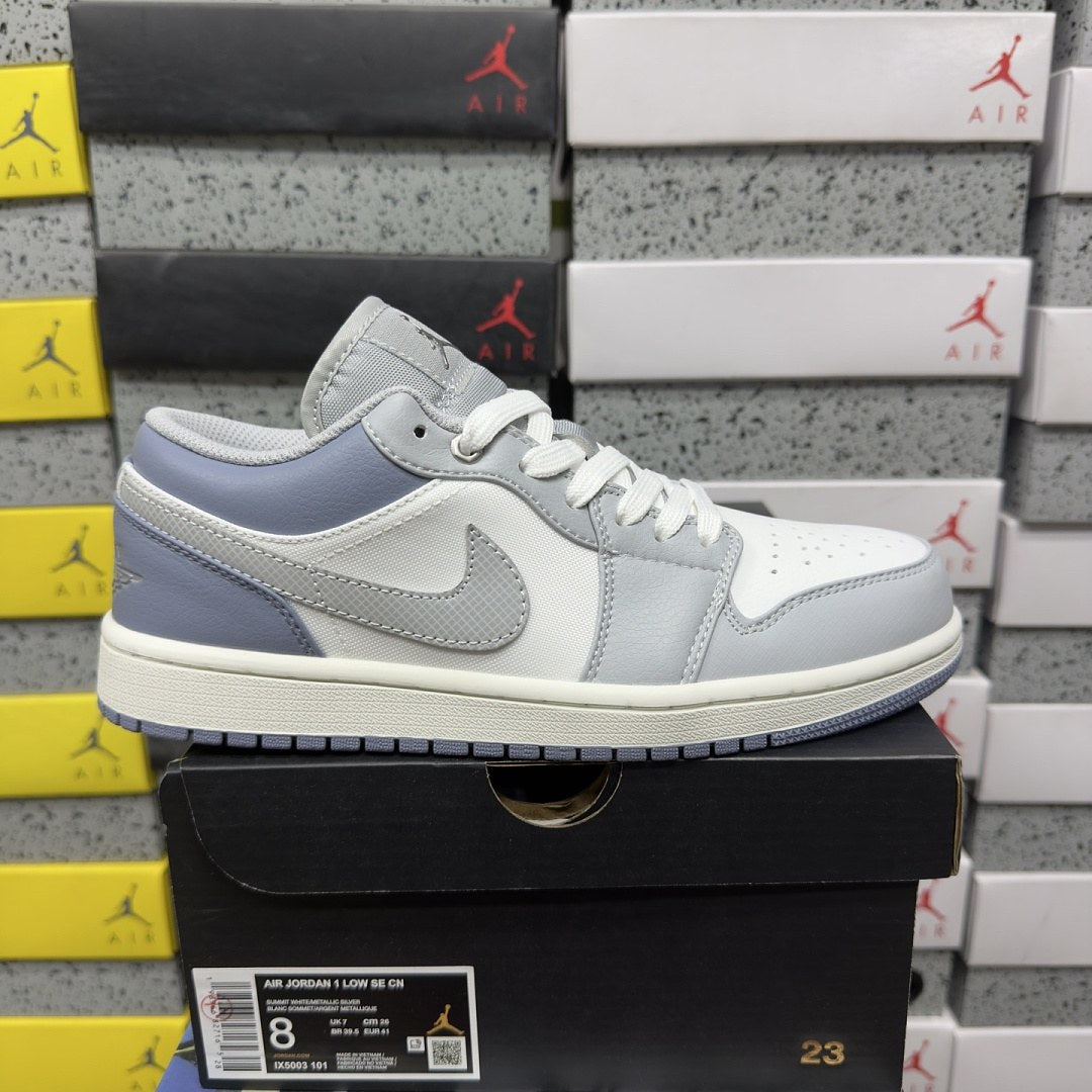 Air Jordan 1 Low Ice Blue Grey