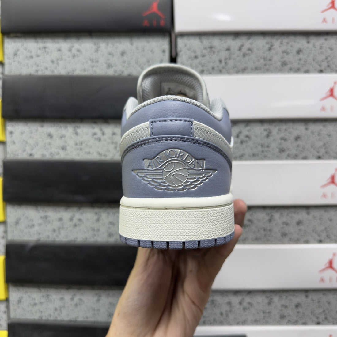 Air Jordan 1 Low Ice Blue Grey