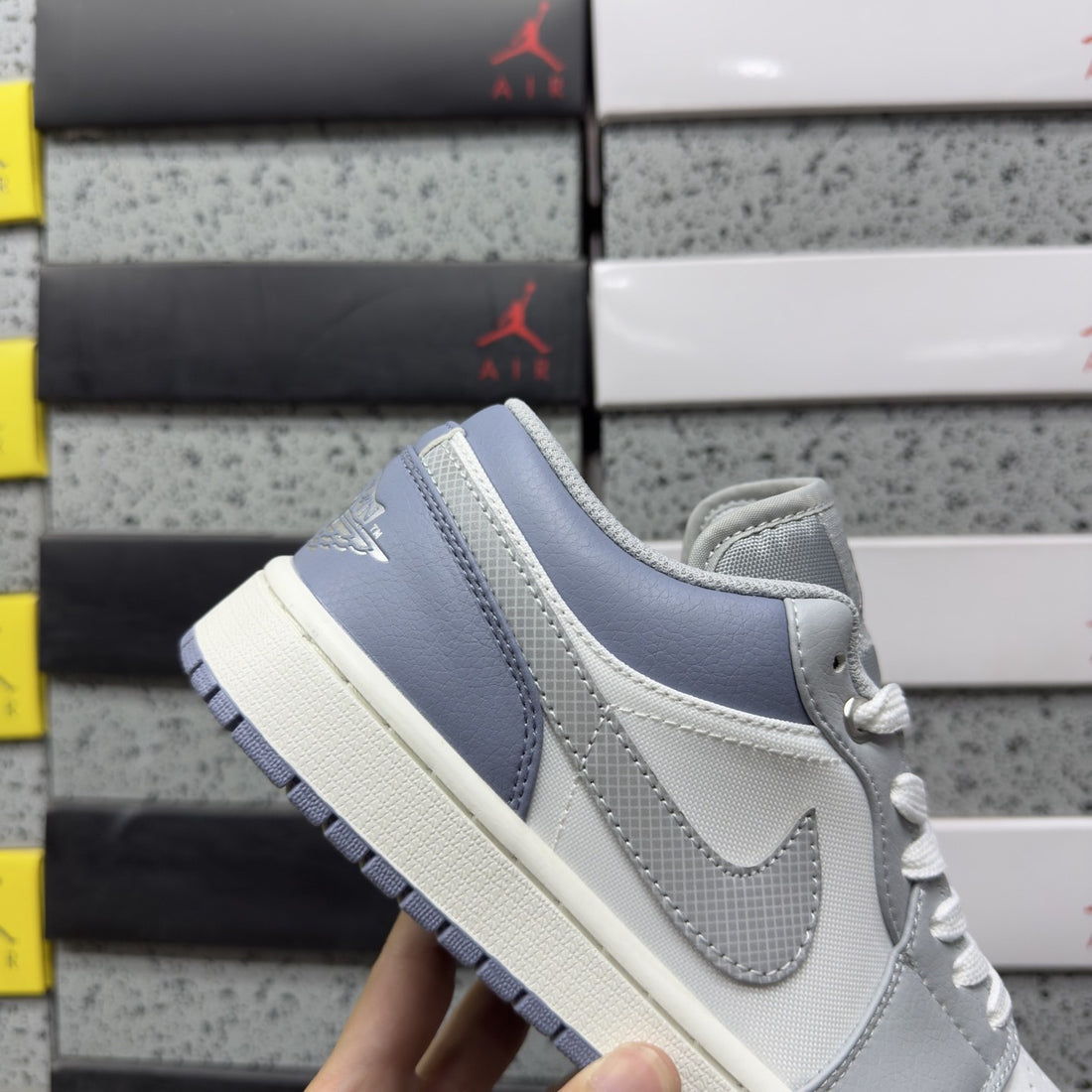 Air Jordan 1 Low Ice Blue Grey