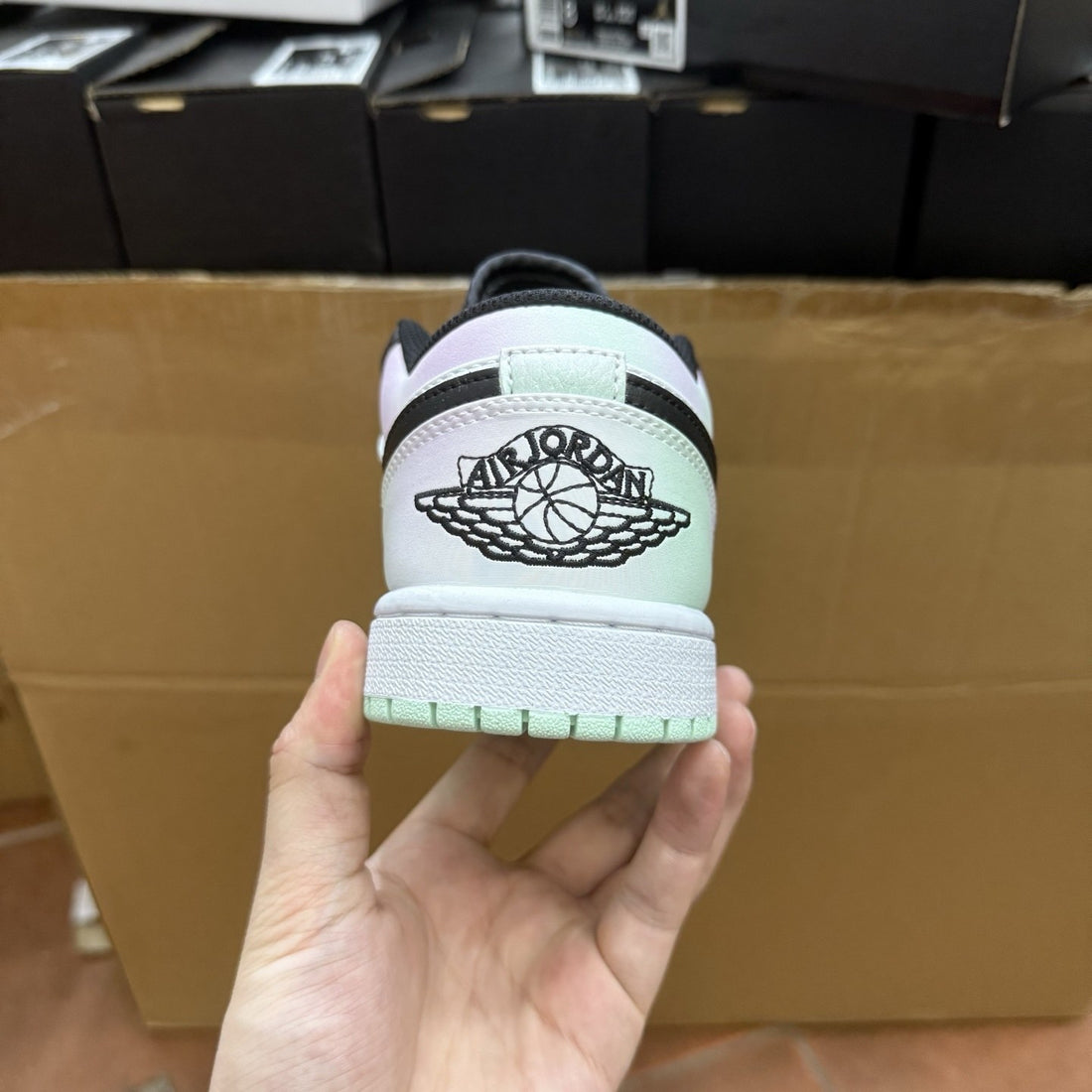 Air Jordan 1 Low Iridescent Black Toe