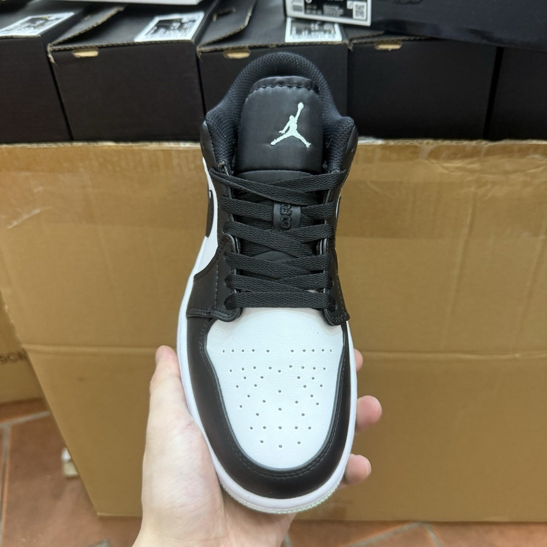 Air Jordan 1 Low Iridescent Black Toe