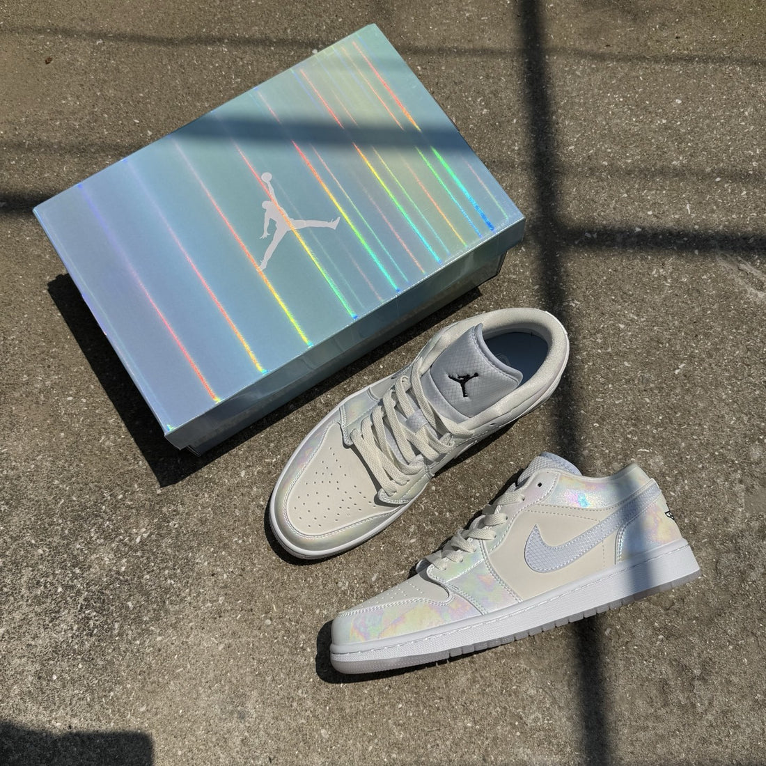 Air Jordan 1 Low Iridescent Sail