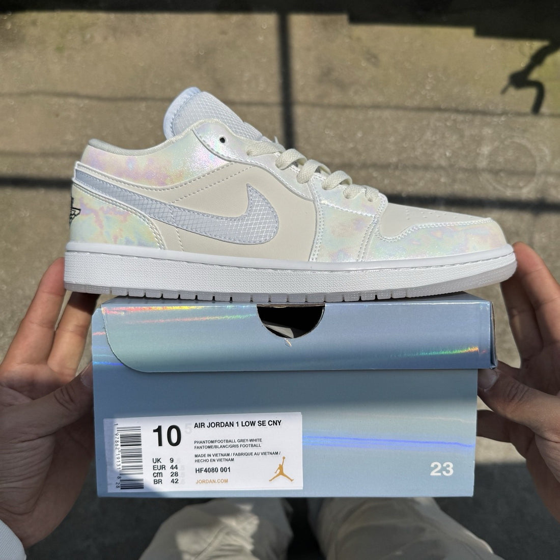 Air Jordan 1 Low Iridescent Sail
