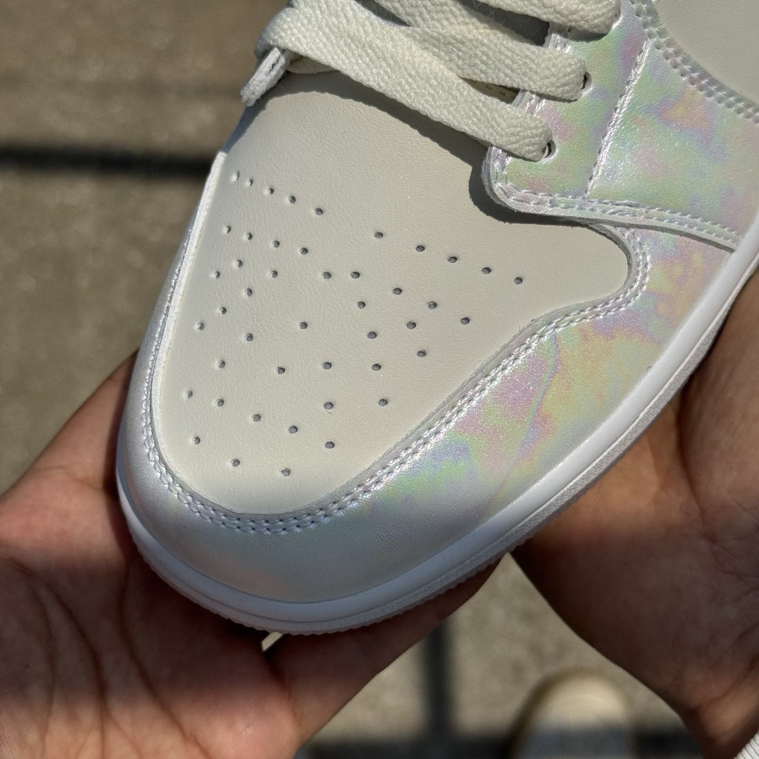 Air Jordan 1 Low Iridescent Sail