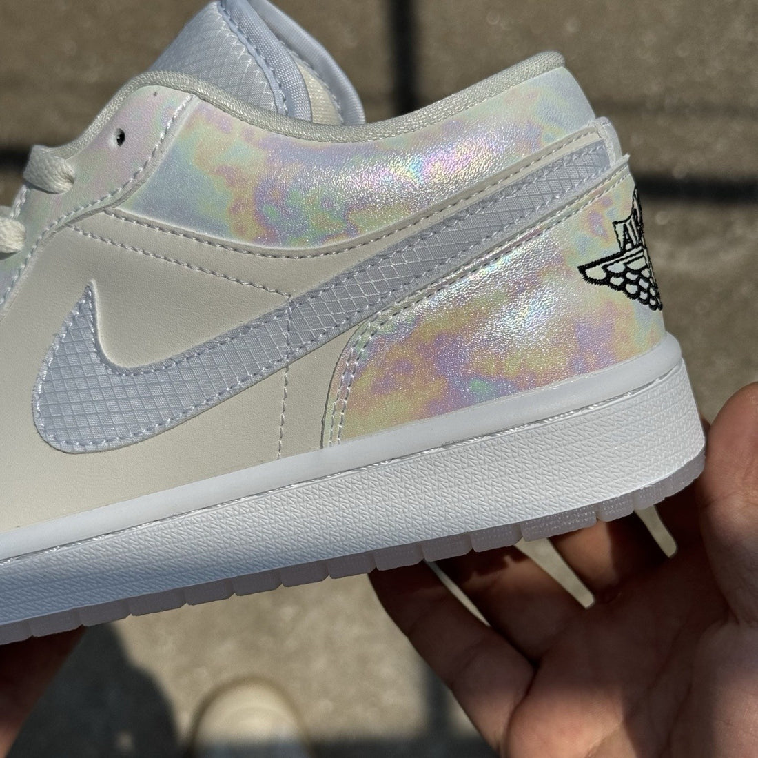 Air Jordan 1 Low Iridescent Sail
