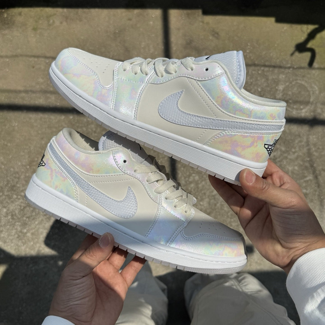 Air Jordan 1 Low Iridescent Sail