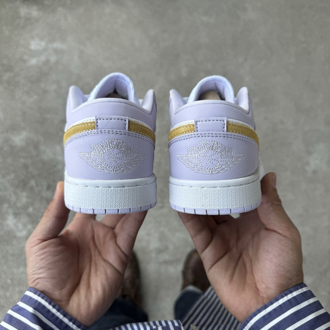 Air Jordan 1 Low Lavender Gold
