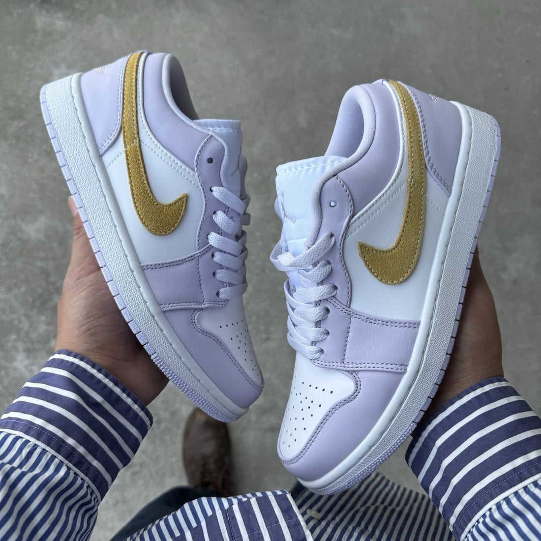Air Jordan 1 Low Lavender Gold