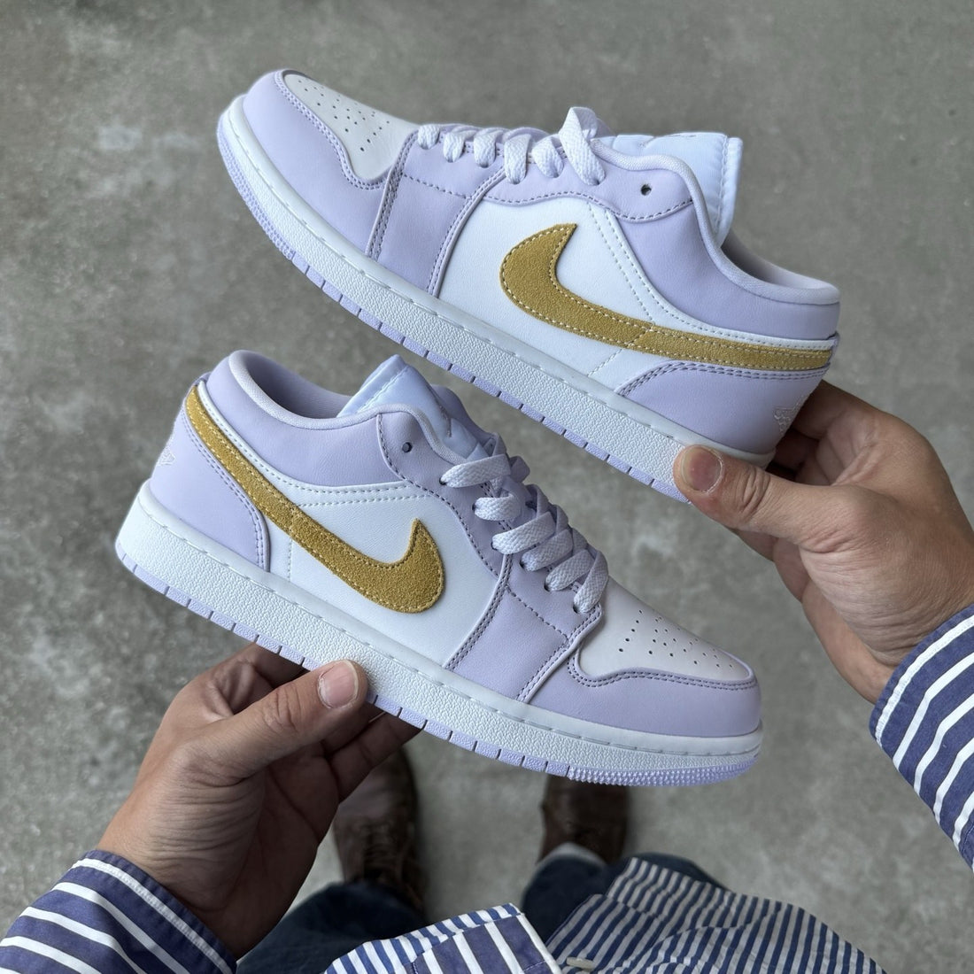 Air Jordan 1 Low Lavender Gold