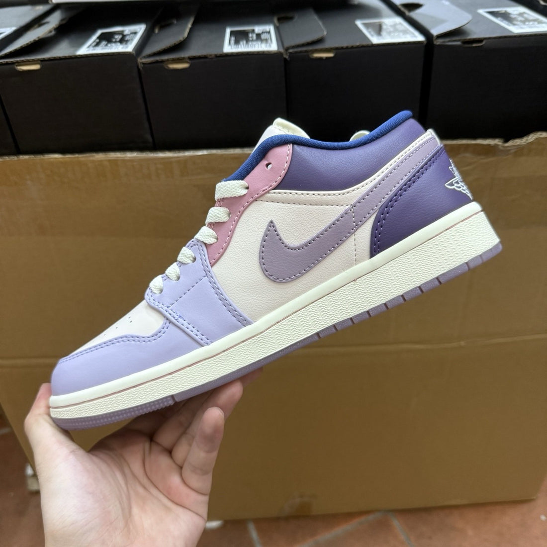 Air Jordan 1 Low Lavender Pink