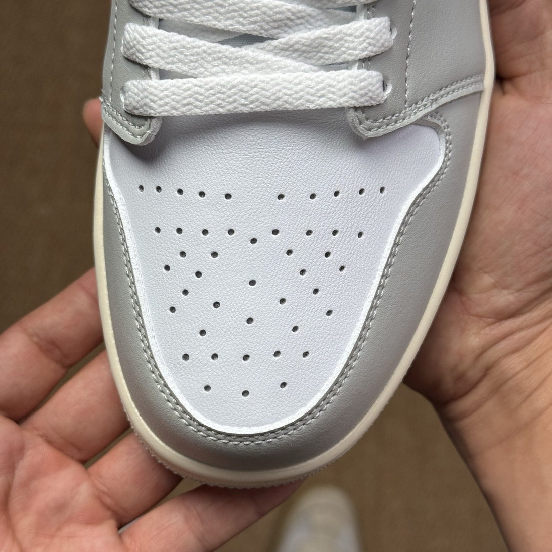 Air Jordan 1 Low Light Grey Sail