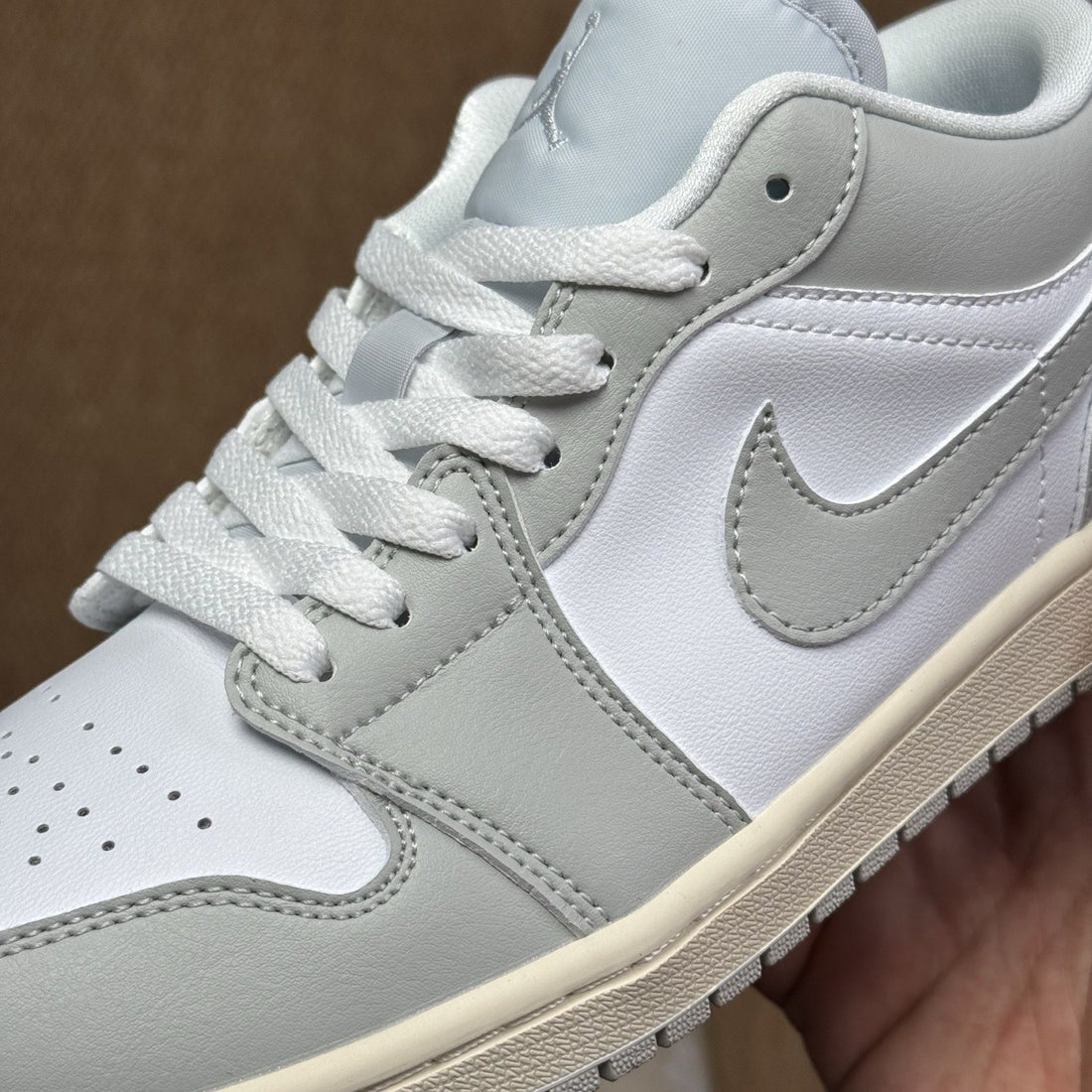 Air Jordan 1 Low Light Grey Sail