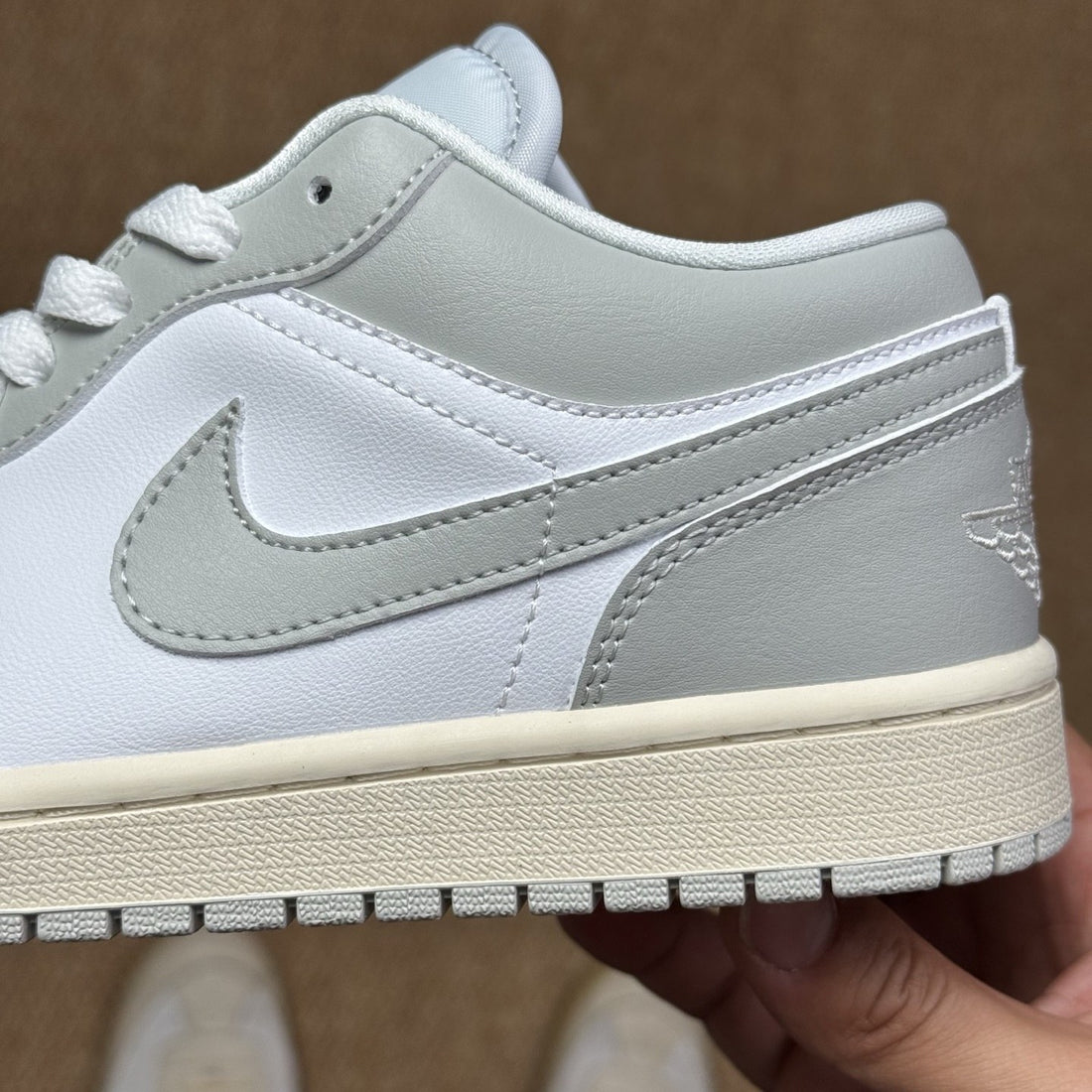 Air Jordan 1 Low Light Grey Sail
