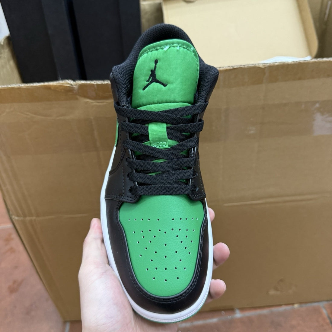 Air Jordan 1 Low Lucky Green
