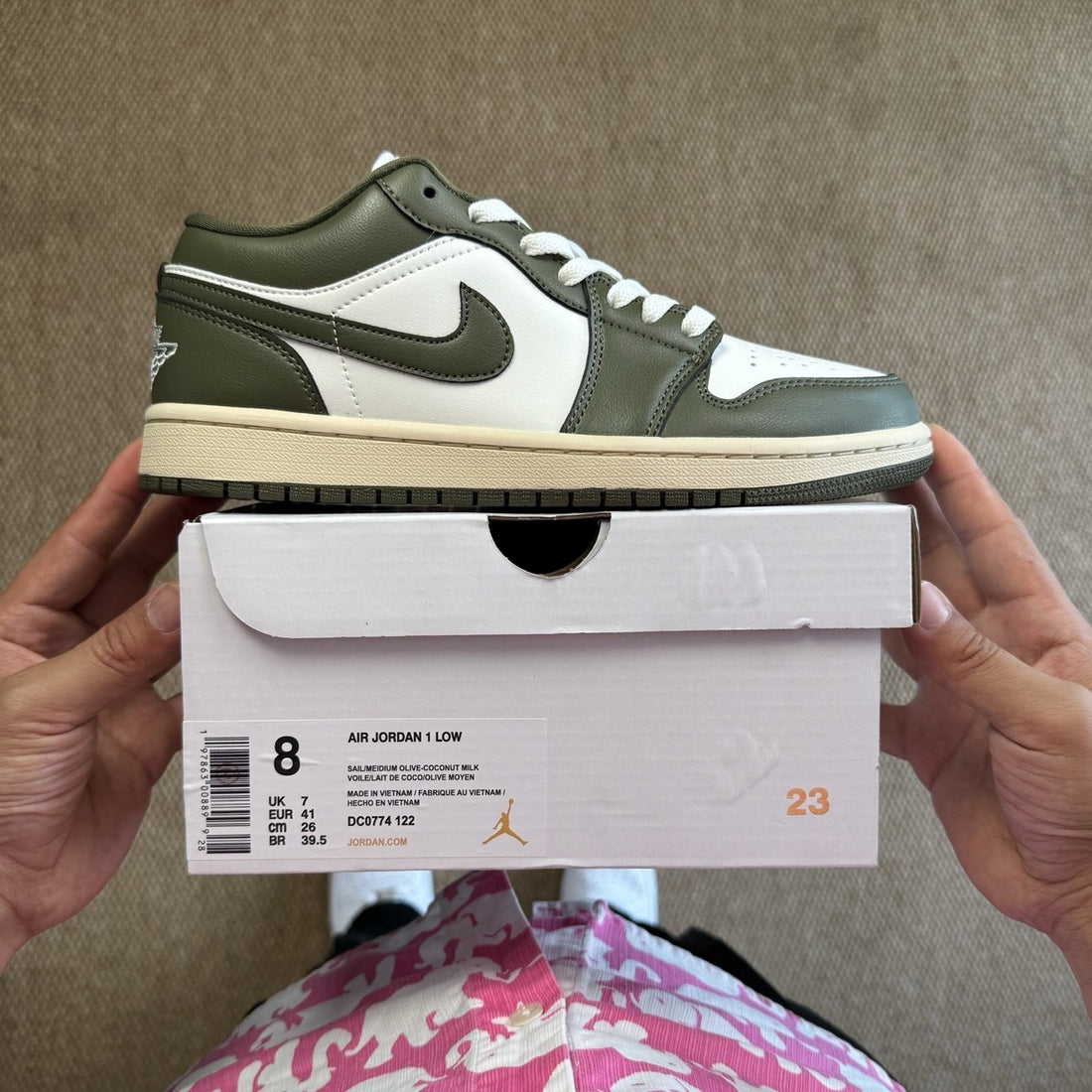 Air Jordan 1 Low Medium Olive