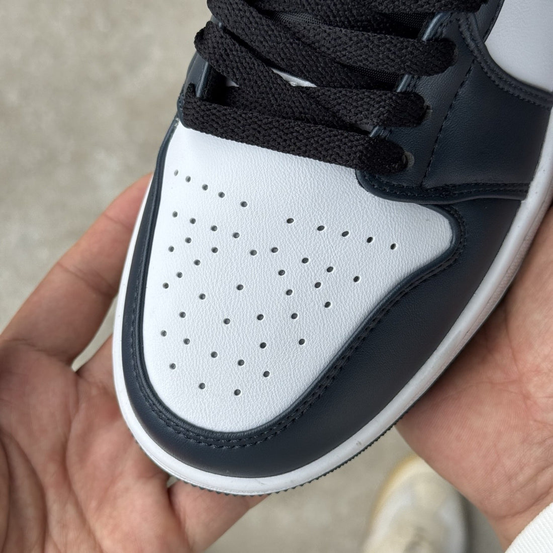 Air Jordan 1 Low Navy Black Toe