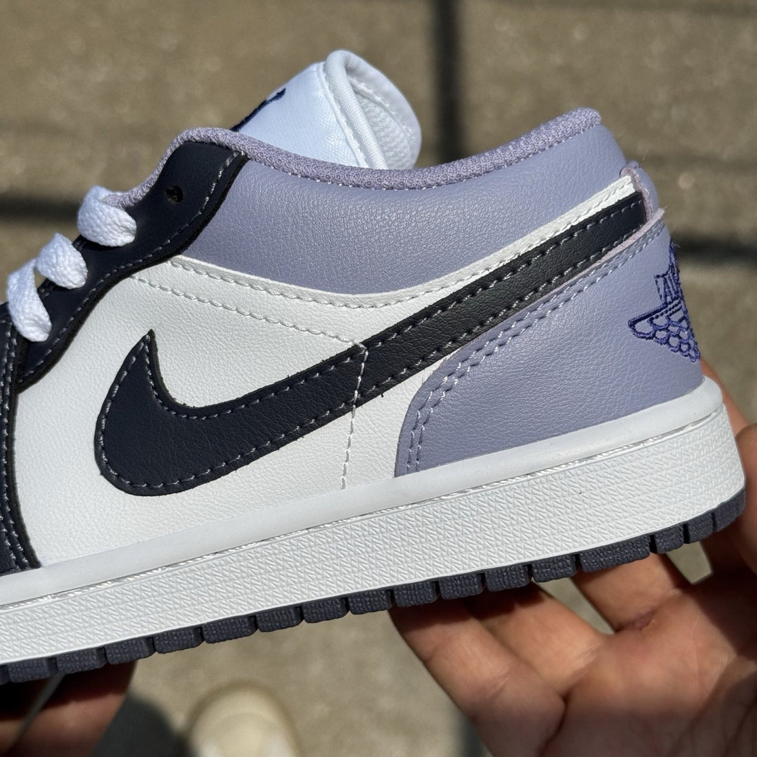 Air Jordan 1 Low Navy Lavender