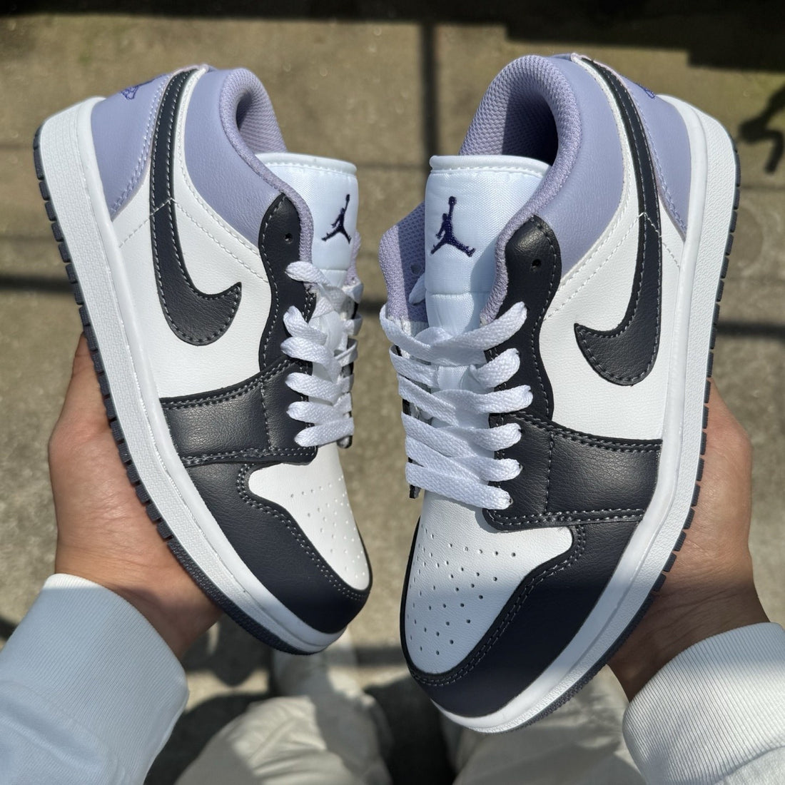Air Jordan 1 Low Navy Lavender