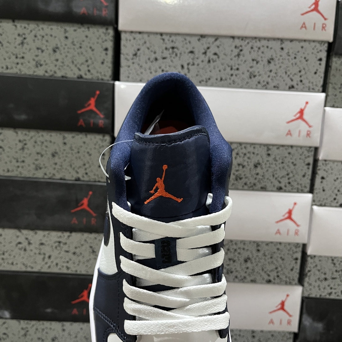 Air Jordan 1 Low Navy Orange