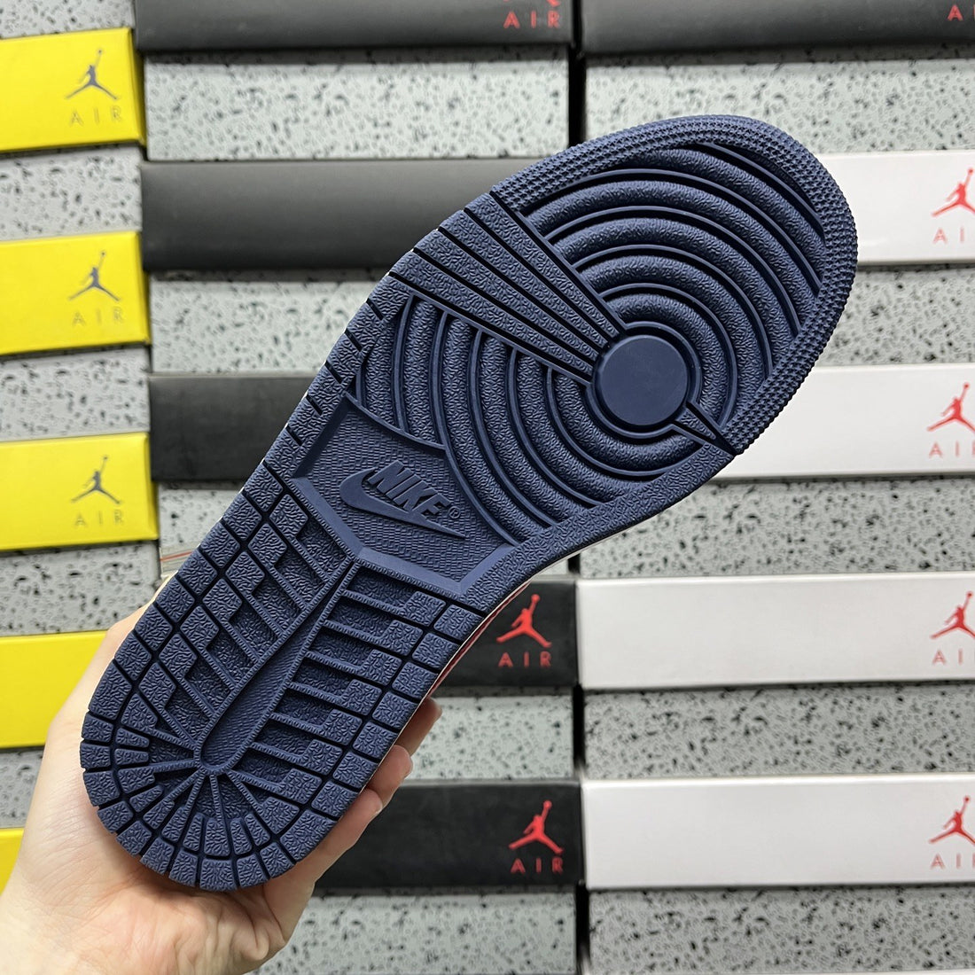 Air Jordan 1 Low Navy Red