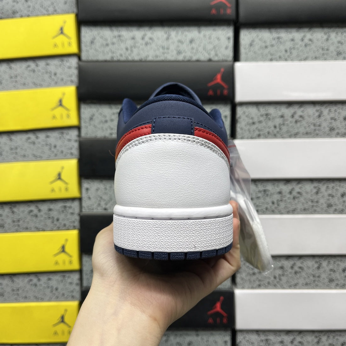 Air Jordan 1 Low Navy Red
