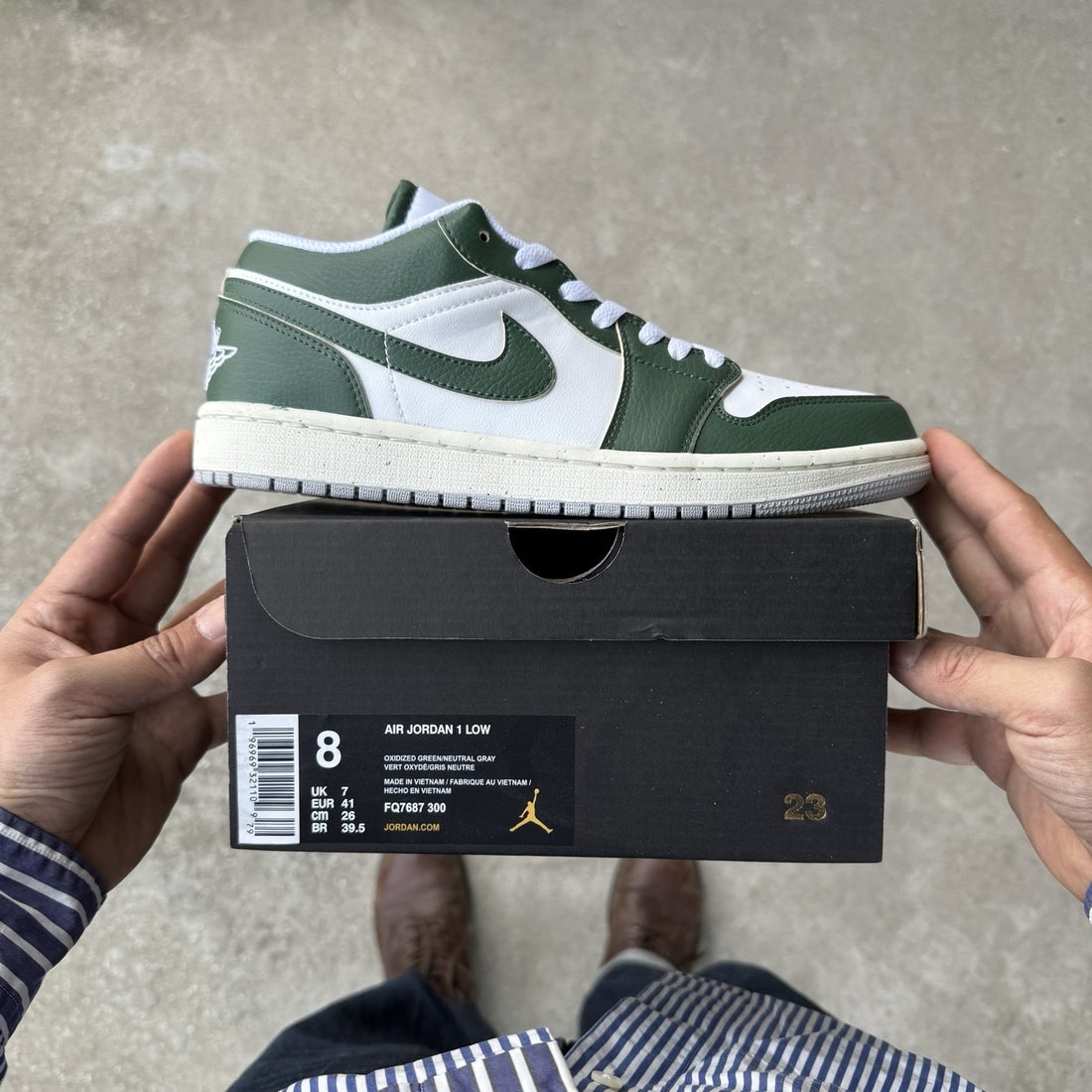 Air Jordan 1 Low Noble Green