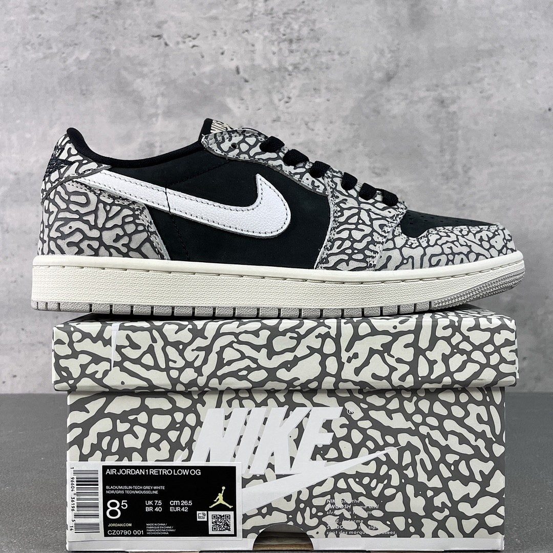 Air Jordan 1 Low OG Black Cement