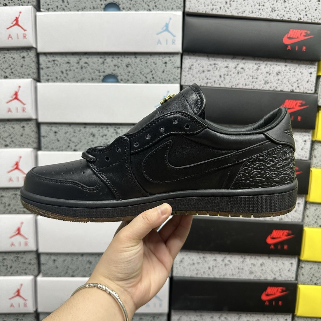 Air Jordan 1 Low OG Black Elephant