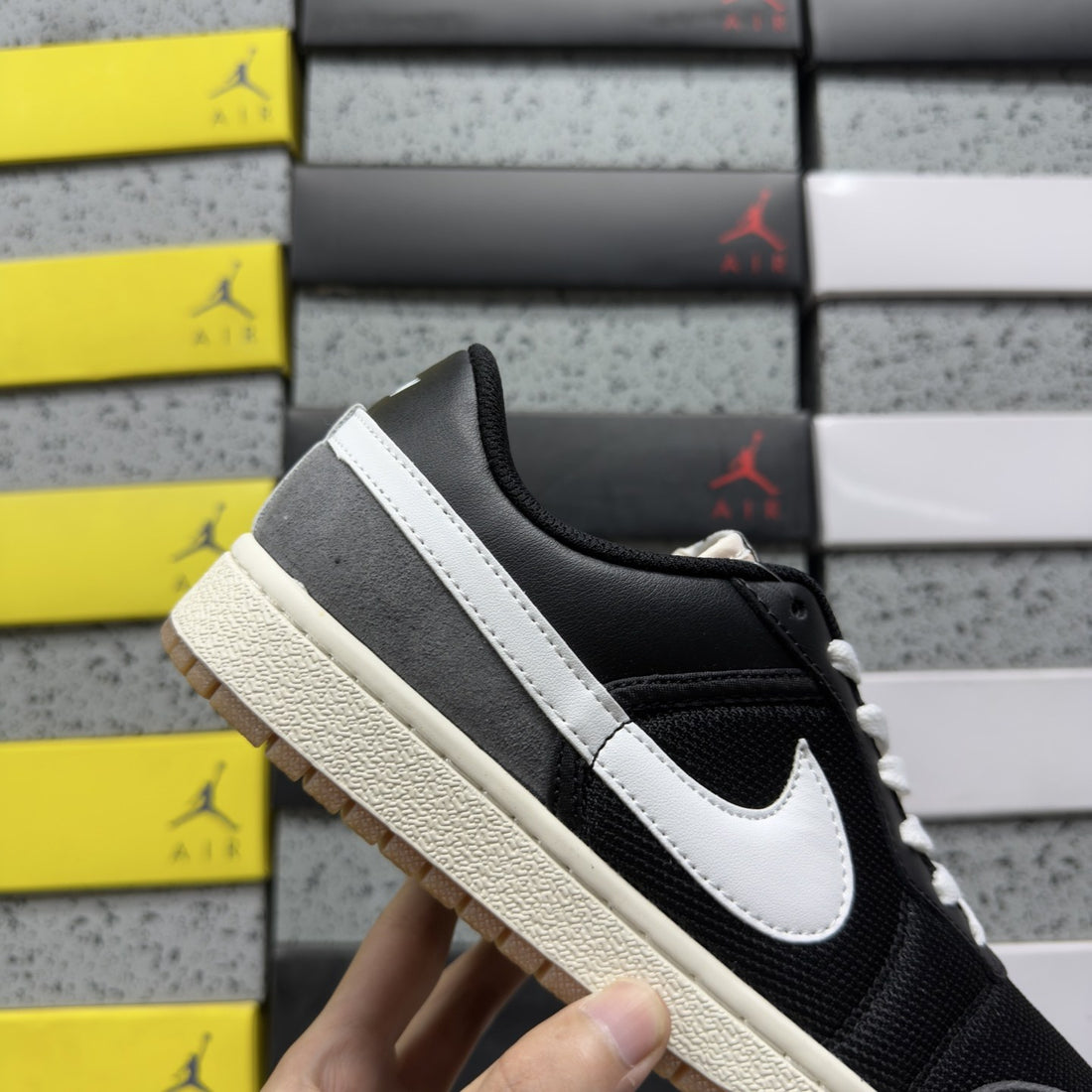 Air Jordan 1 Low OG Black White