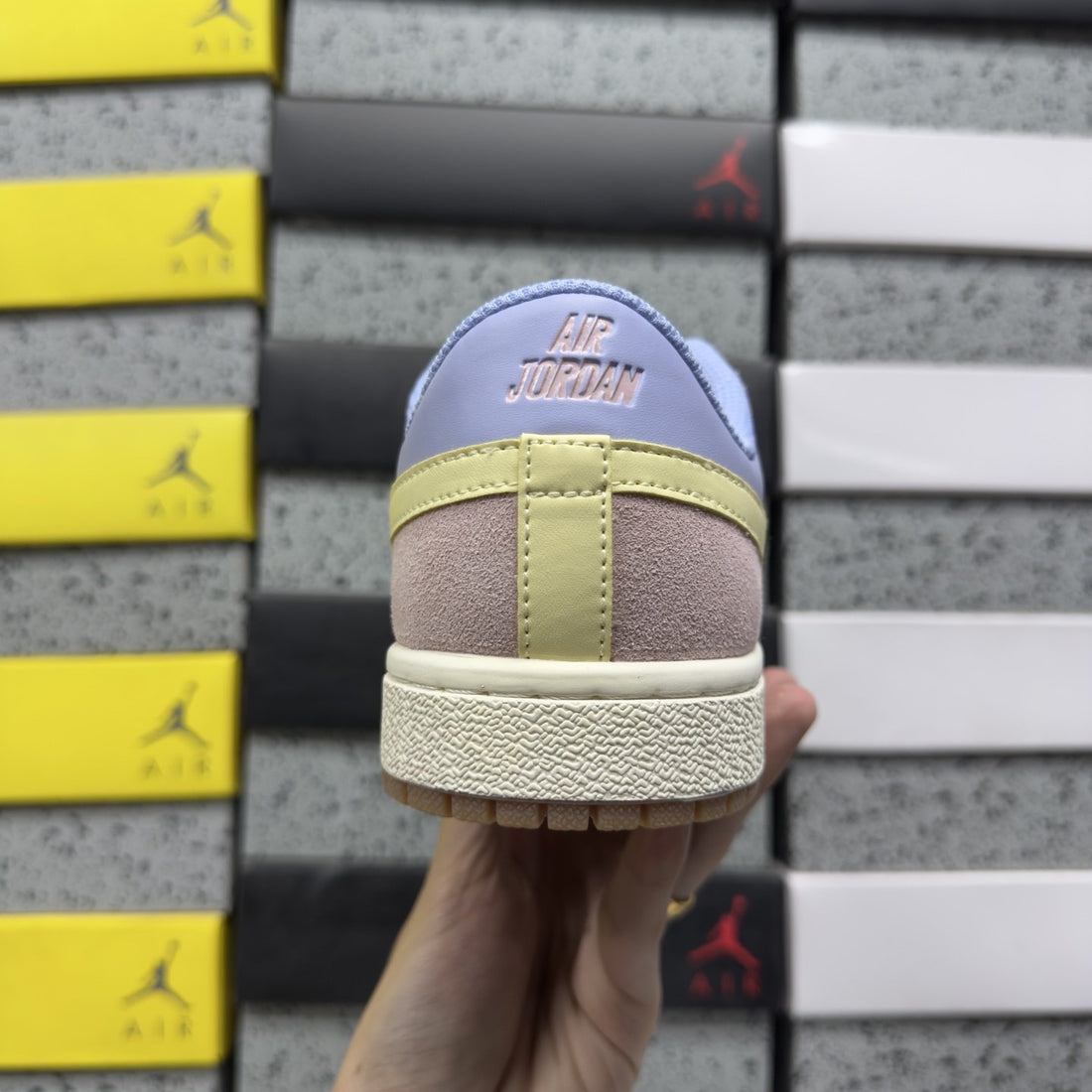 Air Jordan 1 Low OG Lilac Yellow