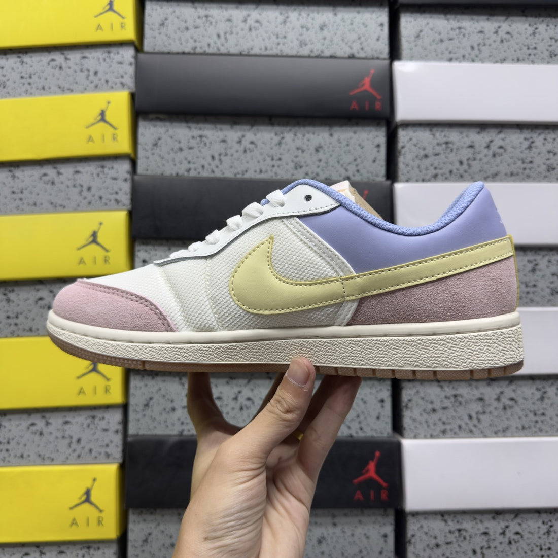 Air Jordan 1 Low OG Lilac Yellow