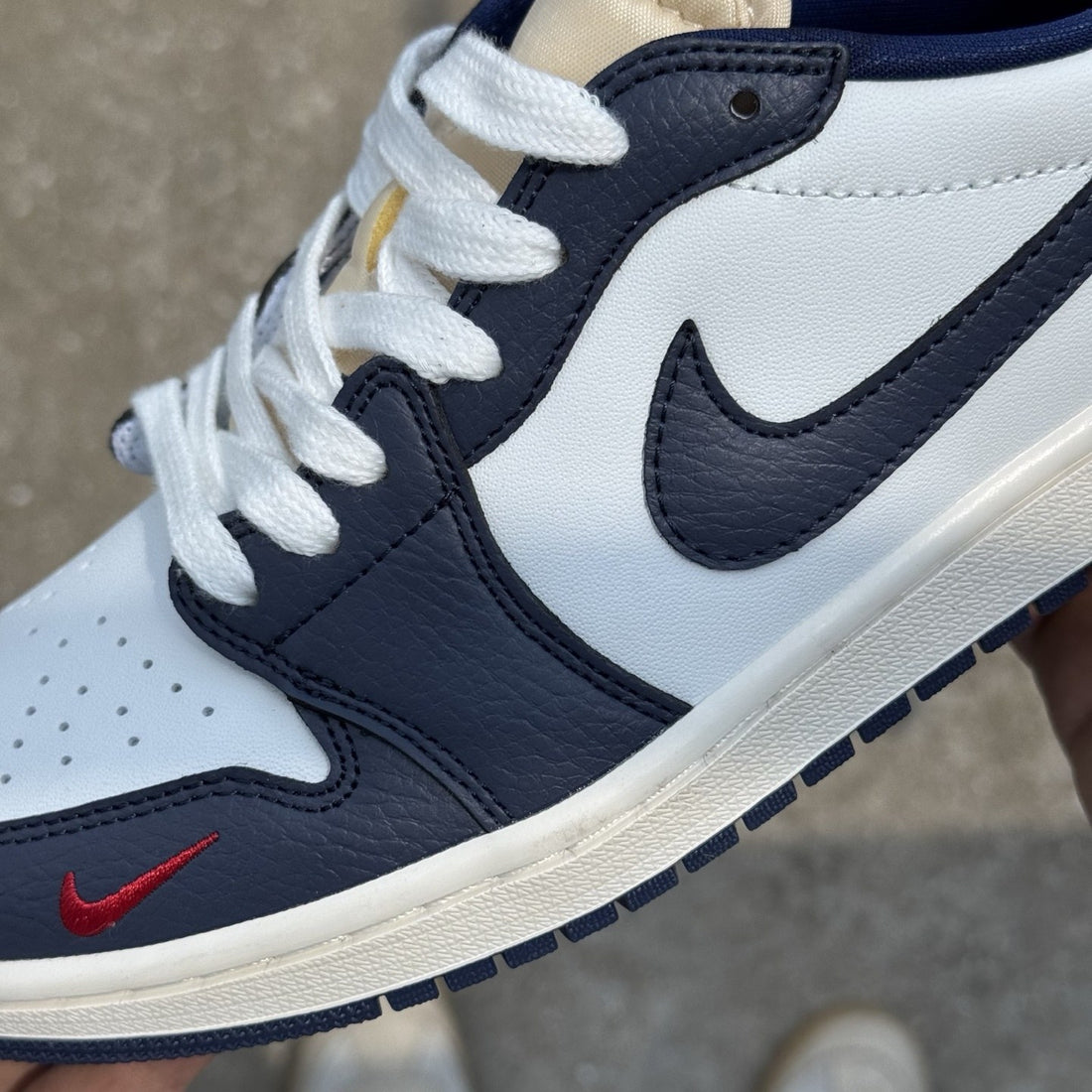 Air Jordan 1 Low OG Navy Red