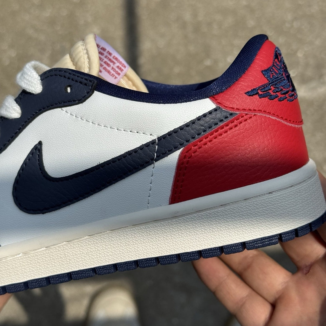 Air Jordan 1 Low OG Navy Red