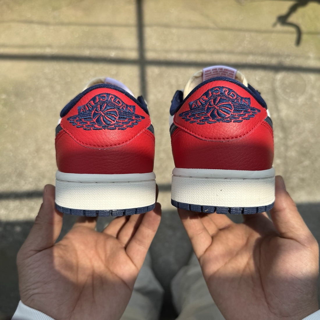 Air Jordan 1 Low OG Navy Red