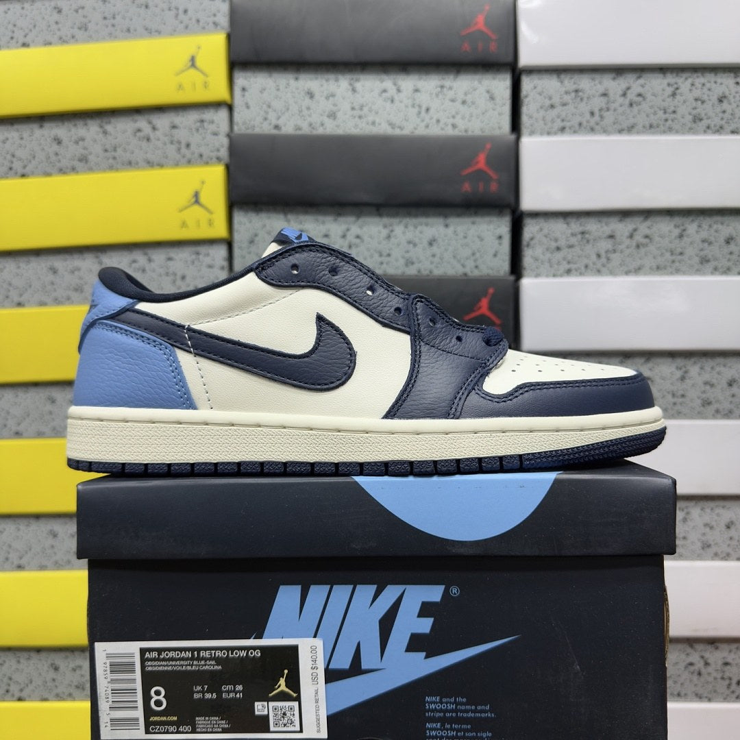 Air Jordan 1 Low OG Obsidian UNC