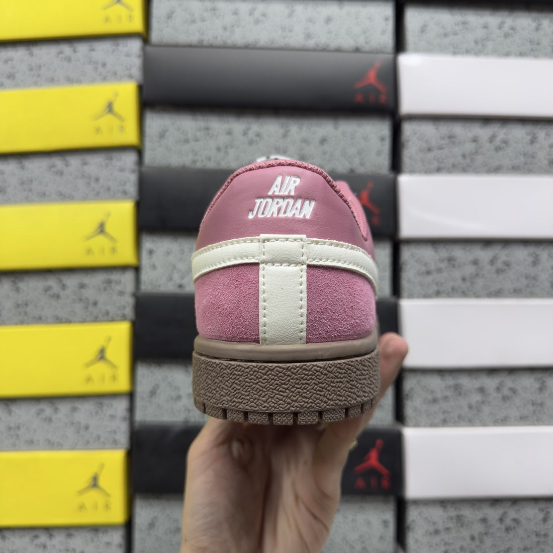 Air Jordan 1 Low OG Pink Suede