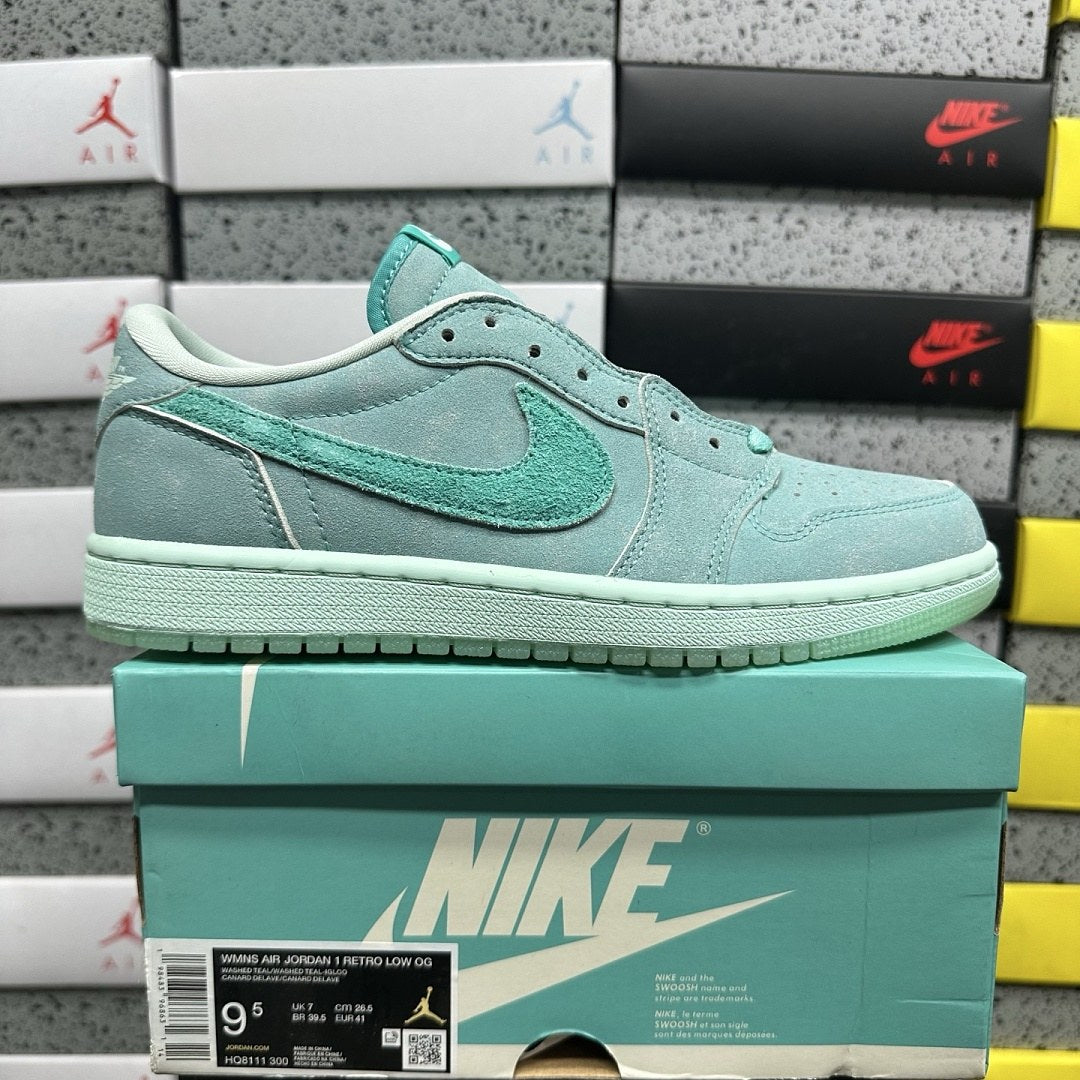 Air Jordan 1 Low OG Teal Suede