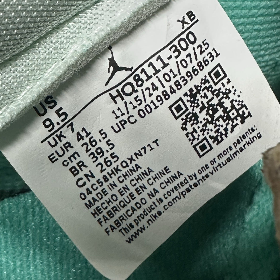 Air Jordan 1 Low OG Teal Suede
