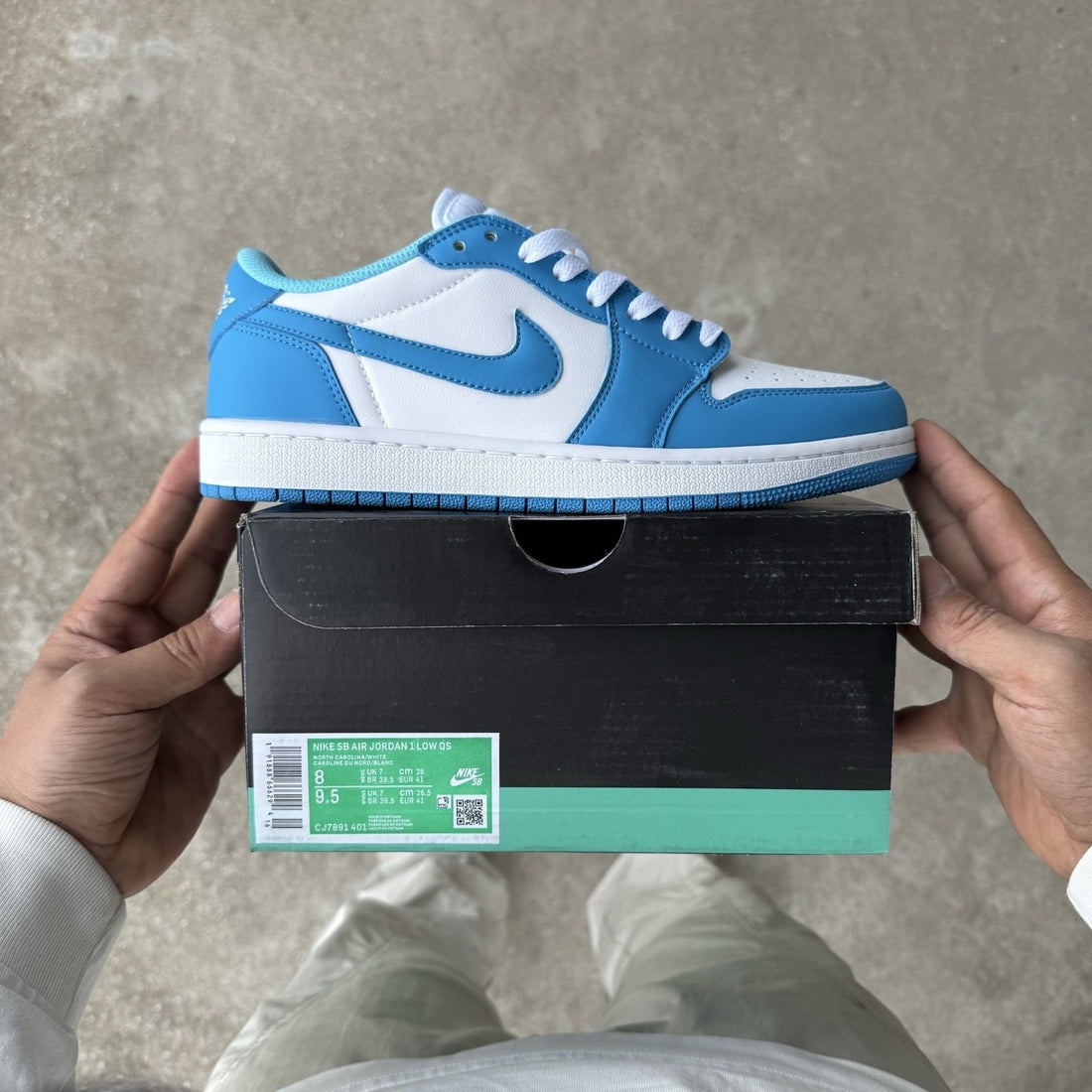 Air Jordan 1 Low OG UNC White